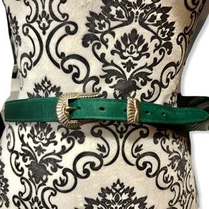 VINTAGE Circle Y of Yoakum Leather Western Belt 36